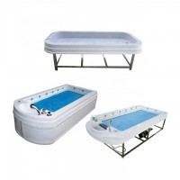 JOYSPA Acrylic Material  Salt Bath Massage Bed Vichy Shower Bed